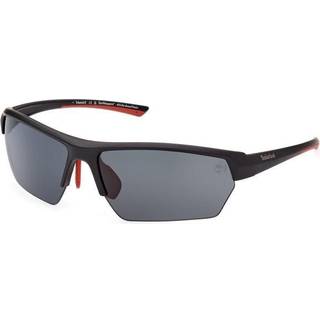 Timberland Mand TB9294 02D Solbriller Injiceret Sort Røg Firkantet Polariseret