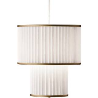 Le klint plivello pendel h34cm golden hvid e27