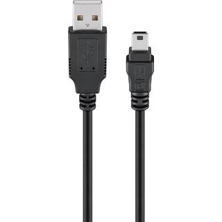 Pro USB-A <-> USB Mini-B (5-pin) - 1.5m - Sort
