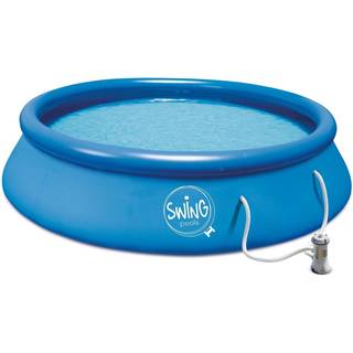 Swing Pools poolsæt 366x84 cm, Blå