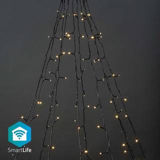 SmartLife WiFi Træ - Varm Hvid - 200 LED - 10 x 2 m