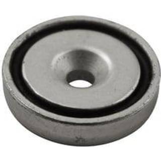Neodymium Pottemagnet Ø50x10 mm med M8 gevindhul
