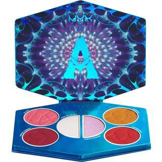 NYX Professional Makeup Limited Edition Avatar Pandoran Paradise Palette palette med highlightere og blush 6x3,2 g - 6x3,2 g
