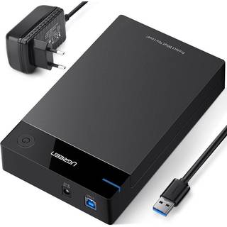 Ugreen harddiskskab til SATA 3.5 med USB 3.0 - Sort