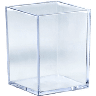 Opbevaringsbox i plexiglas - Gennemsigtig (På lager i butik)