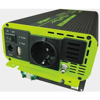 Inverter / vekselretter 1852-Marine, ren sinuskurve, 12 V - 230 V, 1000 W