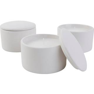 Elegant Lyskrukke med Lys - 9x9x6,7 cm, 12 stk.
