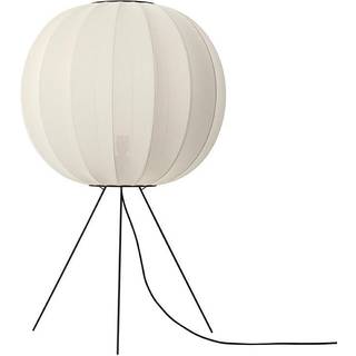 Made By Hand Knit-Wit 60 Round Medium gulvlampe Pearl white