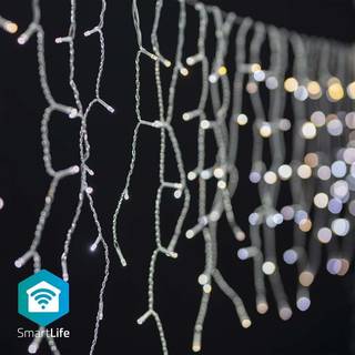 SmartLife LED Istap lyskæde - Varm/Kold Hvid - 240 LED - 5 m