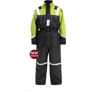 Flydedragt 1852-Marine 50N, sort/gul, Small (70 - 80 kg)