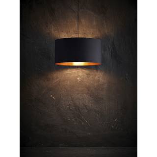 Stofpendel Ø40 - Sort/Kobber - Nielsen Light