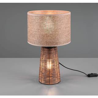 Bordlampe Straw i rattan