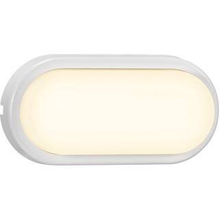 Nordlux LED udendørs væglampe Cuba Bright, Hvid/opal, Plast, Moderne