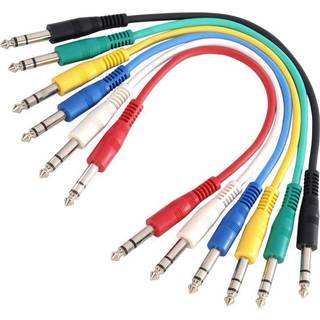 3 Star 6,3mm Jack Patchkabler 6-pak (120cm)