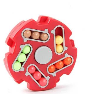 Fidget toys - Puzzle Beads, rød, rund