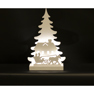 NORDIC WINTER Christmas silhouette 3D LED - Sleigh