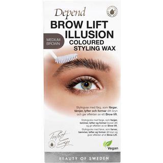 Depend Perfect Eye Brow Illusion Wax Medium Brown 5 g