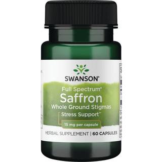 Fuldspektrum safran, 15 mg - 60 kapsler