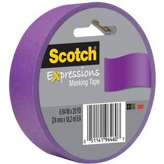 Dekorativ maskeringstejp .94 i x 20 yds lila