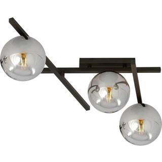 Loftlampe Smart, sort/grafit, 3 lyskilder