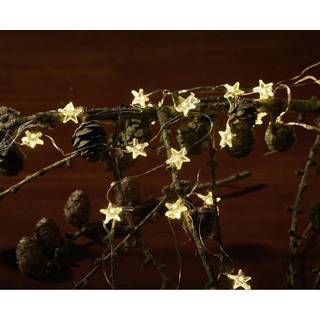 Villa Collection Lyskæde Batteri Star Decor 20 LED Med Timer