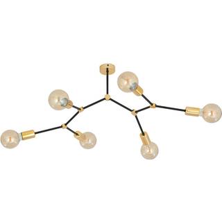 Code loftlampe, sort, 6 lyskilder