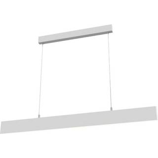 Maytoni LED-hængelampe Step, hvid, 118,5 cm, 3.000 K, aluminium