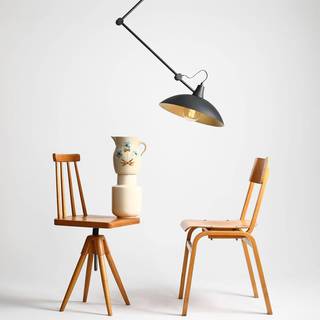 Loftlampe 808 justerbar 1 lyskilde sort/guld