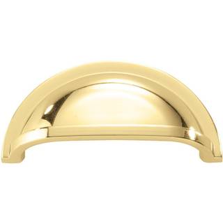 Hickory Hardware 1 Pack Solid Core Kitchen Cabinet tr?kker luksusskab h?ndtag Hardware til d?re og kommode skuffer 3 tommer hulcenter poleret mes