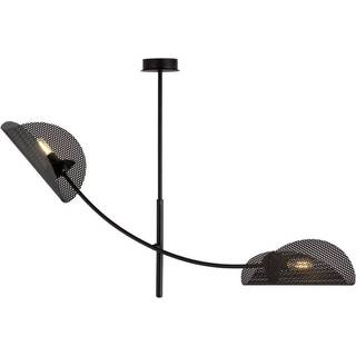 Loftlampe Gladio, sort, 2 lyskilder