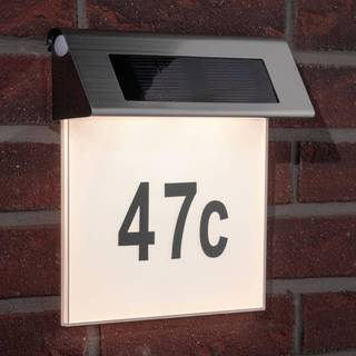 Paulmann Solar husnummerlampe med LED, IP44