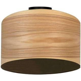Envostar Loftslampe i finér, kernetræ, ask Ø40cm