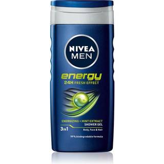 Nivea Men Energy Brusegel til mænd 250 ml - 250 ml