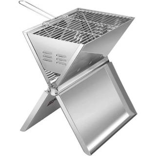 Sammenklappelig grill 36 x 26 cm, rustfrit stål