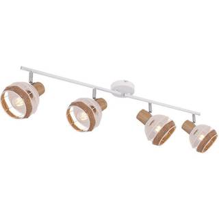 Widy loftlampe med deko i hampereb, 4 lyskilder