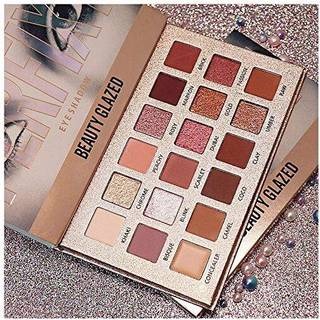 Bestland New Nude Eyeshadow Palette De 18 farver Matte Shimmer Glitter Multi-Reflective Shades Ultra Pigmenteret Makeup Eye Shadow Powder Vandt?t