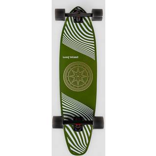 "Long Island Longboards Bermuda 36.0"" Kicktail Skateboard" - Uni - uni