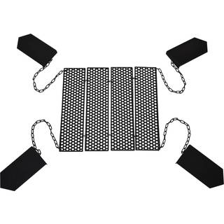 Hällmark Fire Grate 44x44 cm Black, OneSize