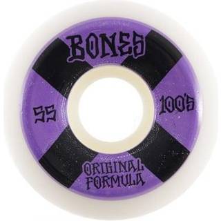 Bones Wheels OG Formula Skateboard Hjul 100 55mm V5 Sidecut 4pk White