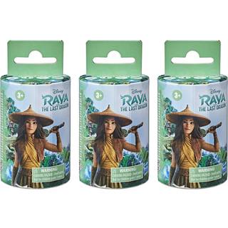 Disney Princess Raya og den sidste Dragon Surprise Blind Box 3-Pack 3 dukker og 6 tilbehør legetøj til børn 3 og op