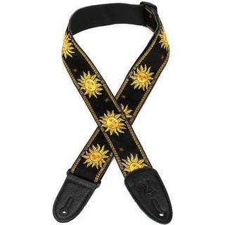 Levy's Sun Motif Guitarrem i tekstil Black