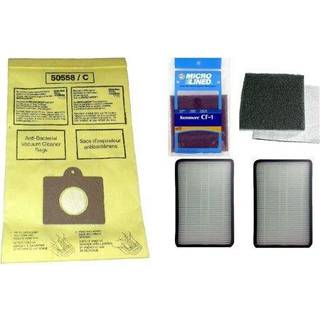 12 Type Q/C HEPA Filtreringsposer 20-53292 (2) CF1 81002 Motorkammerfilter (2) 53295 EF1 86889 HEPA-udst?dningsfiltre. Kompatibel med Kenmore Pro