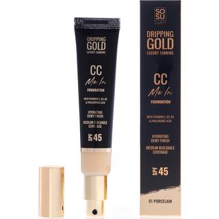 Dripping Gold CC Me In Let foundation SPF 45 Skygge Porcelain 01 32 ml - 32 ml