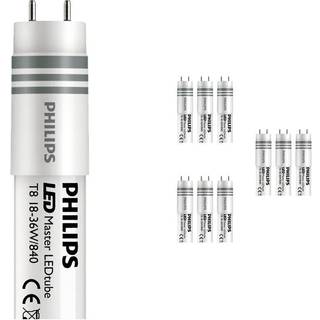 Fordelspakke 10x Philips LED Lysrør T8 CorePro (UN) High Output 18W 2000lm - 840 kold hvid | 120cm - erstatter 36W