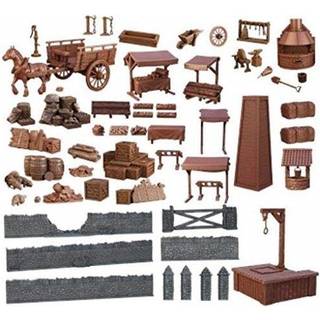 Mantic MGTC124 Terraincrate: Town Center (inkluderer detaileksklusiver) Multi