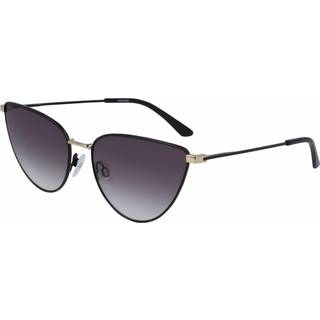 Calvin Klein Kvinde CK20136S 001 Solbriller Metal Sort Grå Cat Eye Skygge