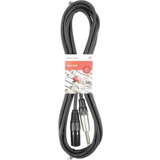 High quality XLR han til Jack mono kabel - 3 m