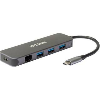 D-link Dub-2334 Dockingstation Ledningsført Usb Type-c Grå Usb Type-c