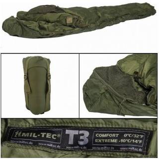 TACTICAL 5 sovepose fra Miltec - Oliven