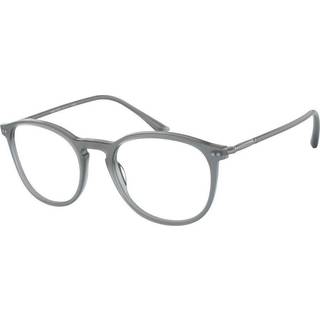Giorgio Armani Mand AR7125 5681 Optiske stel Acetat Grå Transparent Pantos Normal